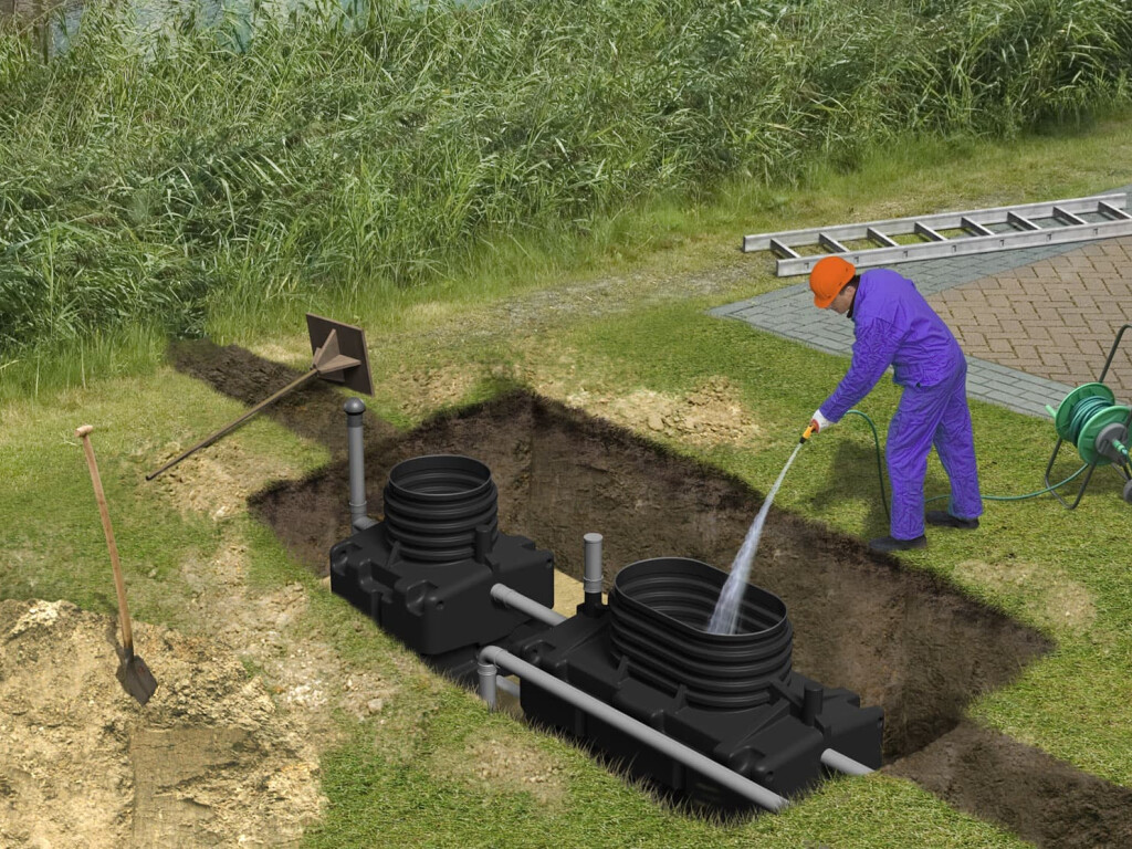 How is our sewage treatment plant installed?